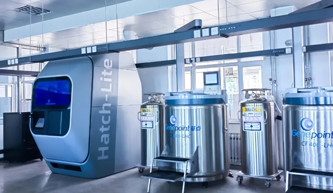 Automated cryogenic storage platform at the LOFSRI